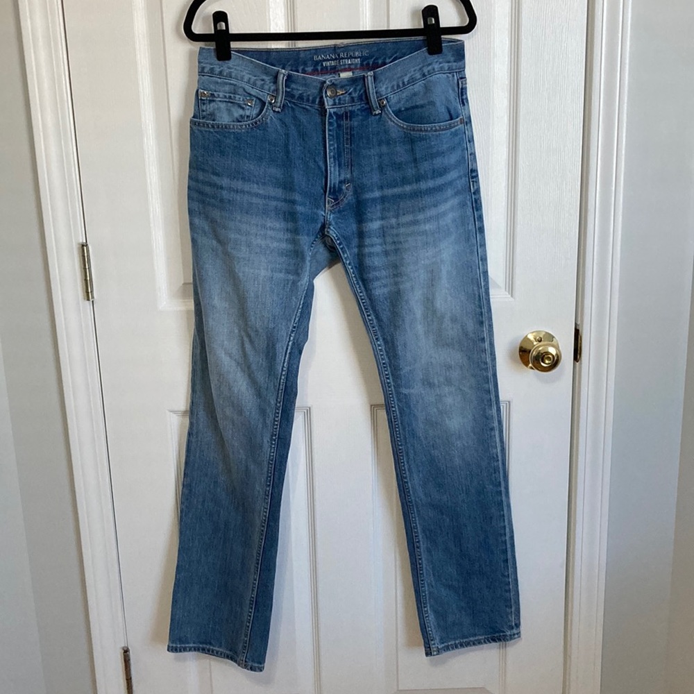 Banana Republic Men’s Vintage Straight Jeans